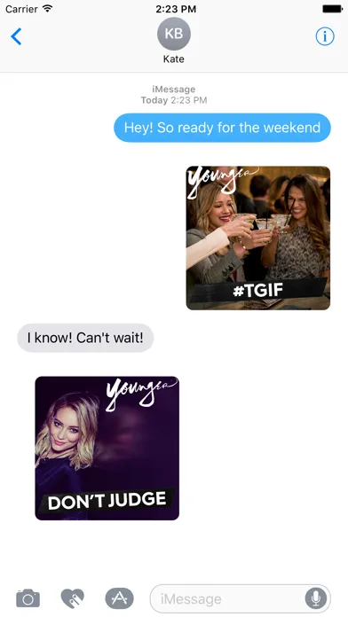 ภาพหน้าจอของ Younger Stickers - TV Land