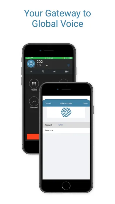 MTX Softphone سکرین شاٹس
