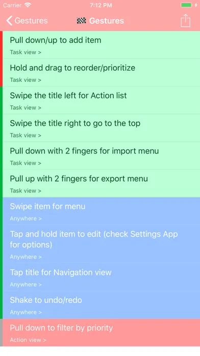 Capturas de tela do Manageable: Nested ToDo Lists