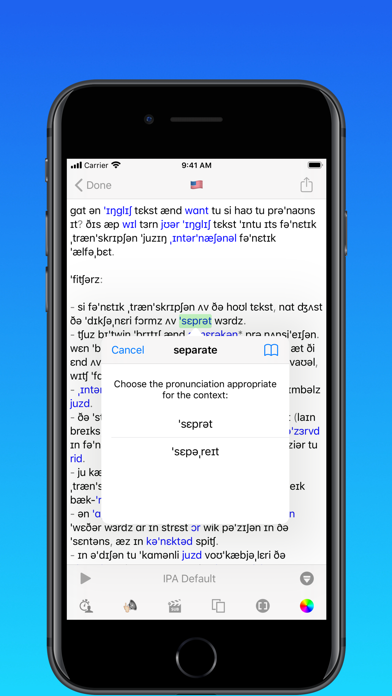 toPhonetics Converter स्क्रीनशॉट