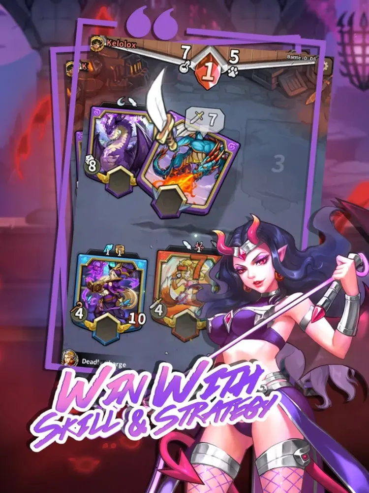 Tangkapan skrin Card Monsters: 3 Minute Duels iPad 