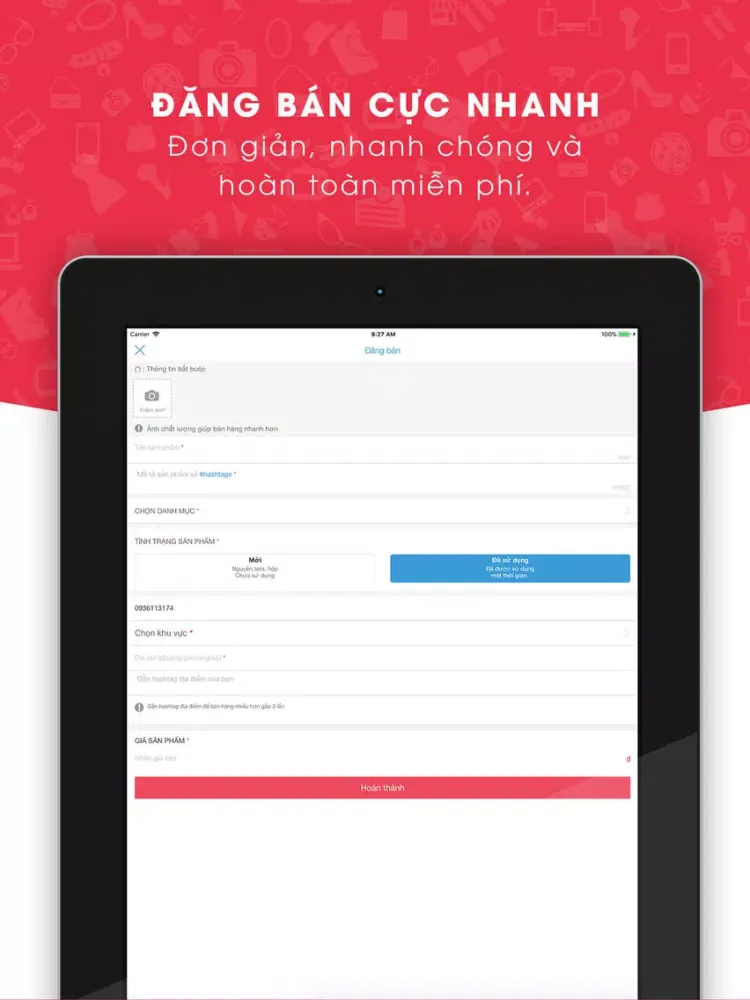 Capturas de tela do Mua Bán Hay - Mua và bán đồ cũ iPad 