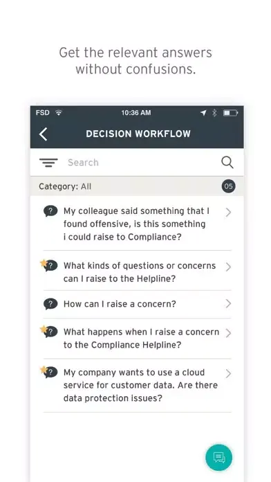 M-Ethics & Compliance Screenshots