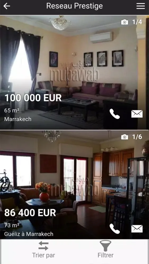 Reseau Prestige Immobilier स्क्रीनशॉट