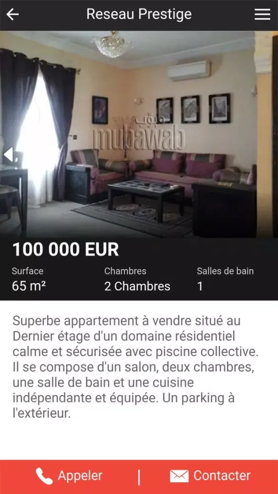 Reseau Prestige Immobilier स्क्रीनशॉट