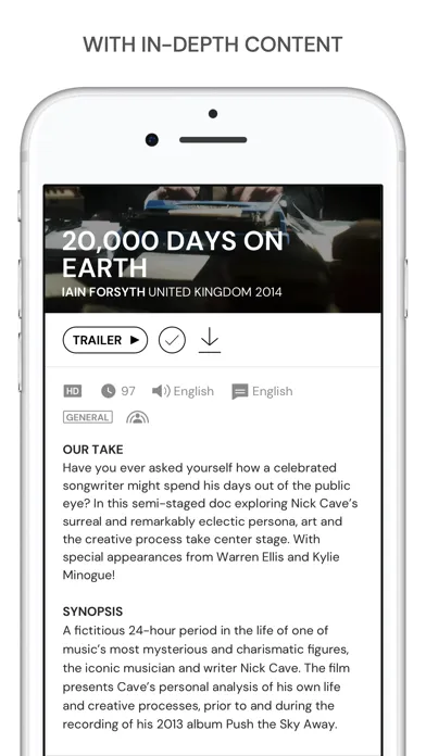 MUBI: Stream Great Cinema应用截图