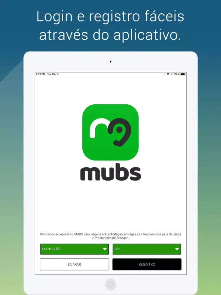MUBS Service iPad  स्क्रीनशॉट