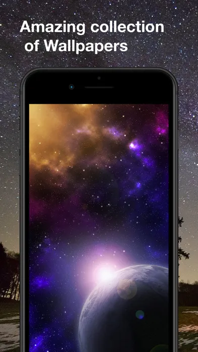 Capturas de tela do Galaxy Wallpapers: HD