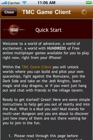 TMC Game Client 스크린샷