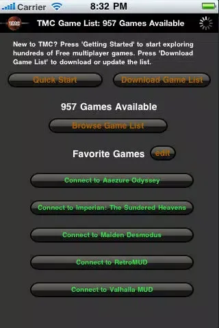 TMC Game Client 스크린샷
