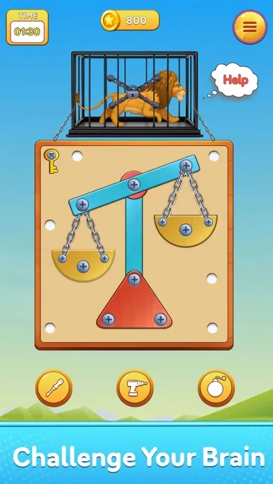 Capturas de pantalla de Dino Nuts & Bolt: Puzzle Games