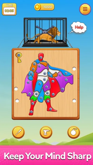 Capturas de pantalla de Dino Nuts & Bolt: Puzzle Games