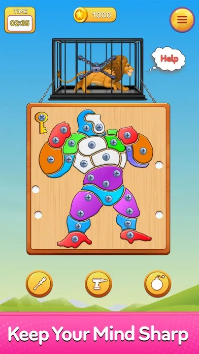 Capturas de pantalla de Dino Nuts & Bolt: Puzzle Games