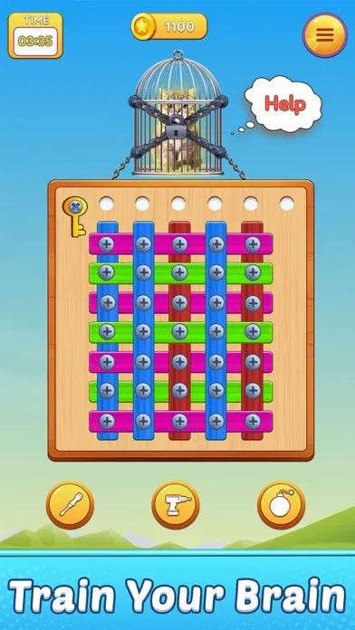 Capturas de pantalla de Dino Nuts & Bolt: Puzzle Games