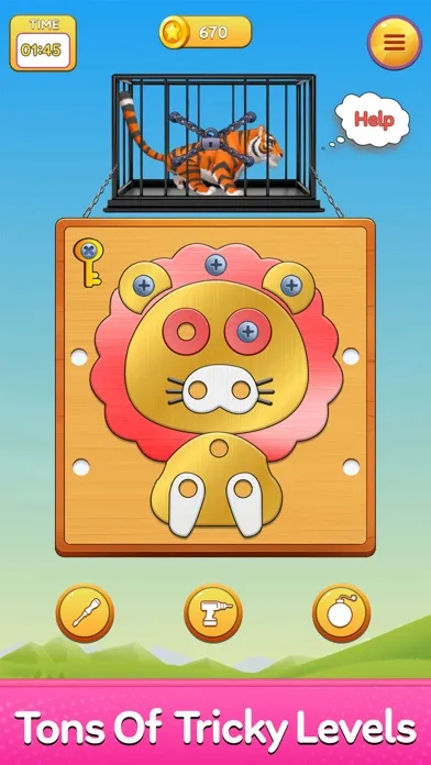 Capturas de pantalla de Dino Nuts & Bolt: Puzzle Games