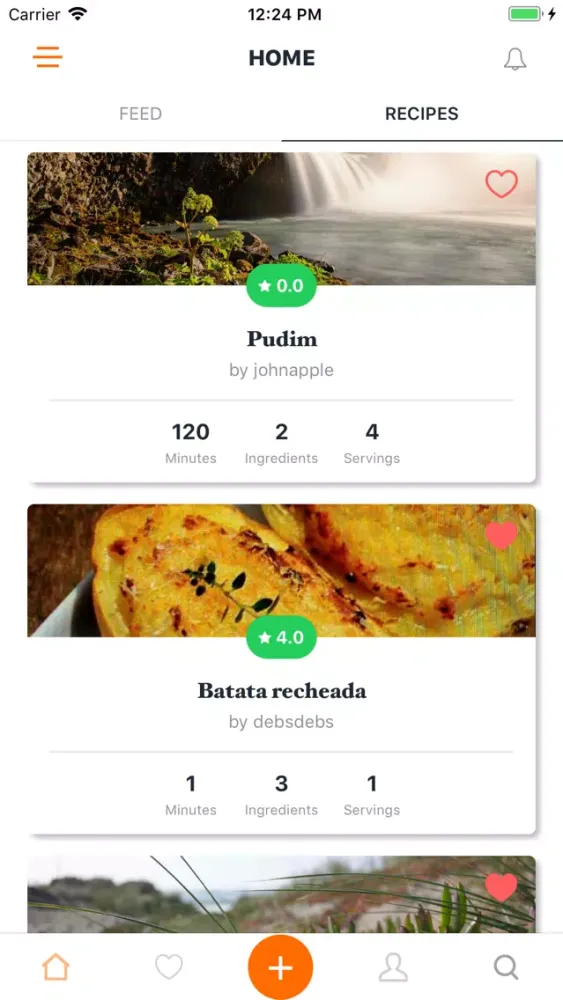 BonApp Food e Recipes Ekran Görüntüleri