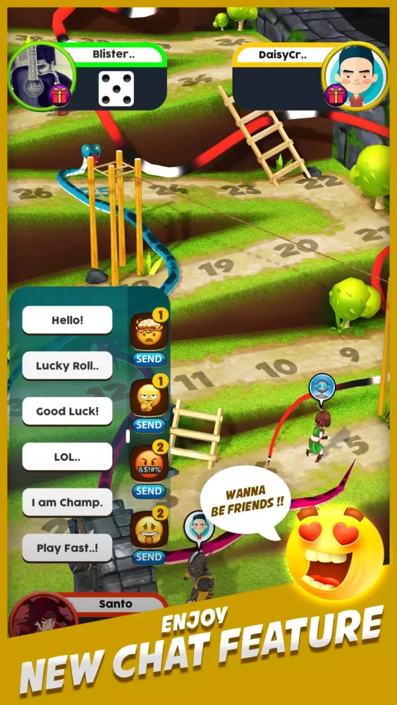 Snakes and Ladders 3D Online Screenshots