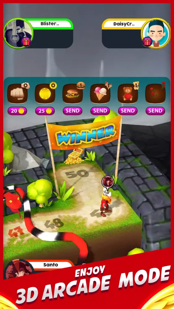 Snakes and Ladders 3D Online Screenshots