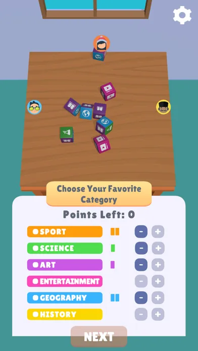 Capturas de tela do Rolling Words!