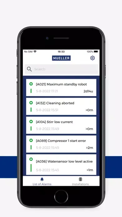 ภาพหน้าจอของ Mueller Connect
