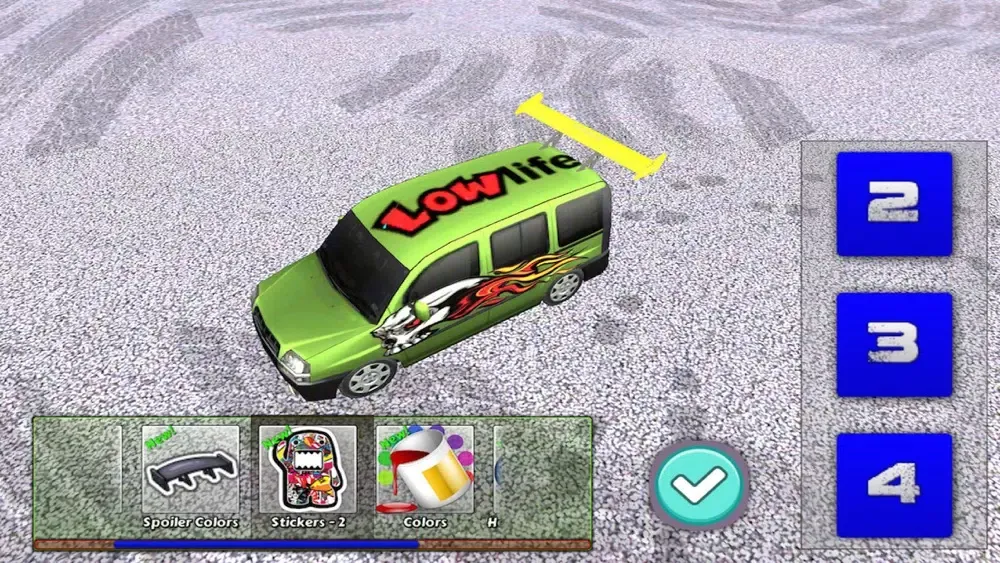 Tangkapan skrin Real Minivan Drift and Full Modification