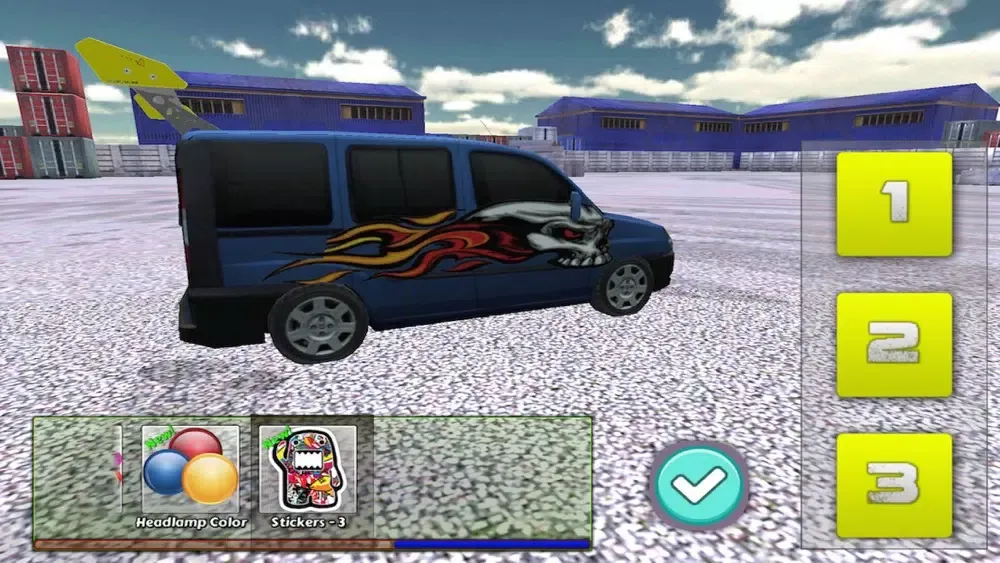 Tangkapan skrin Real Minivan Drift and Full Modification