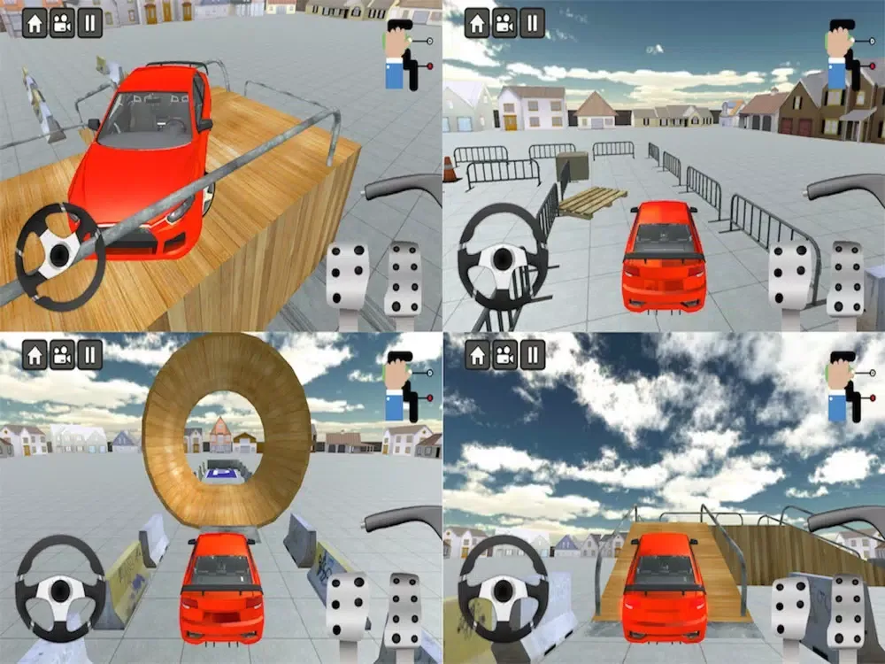 Sport Car Park Simulation 3D iPad  Screenshots