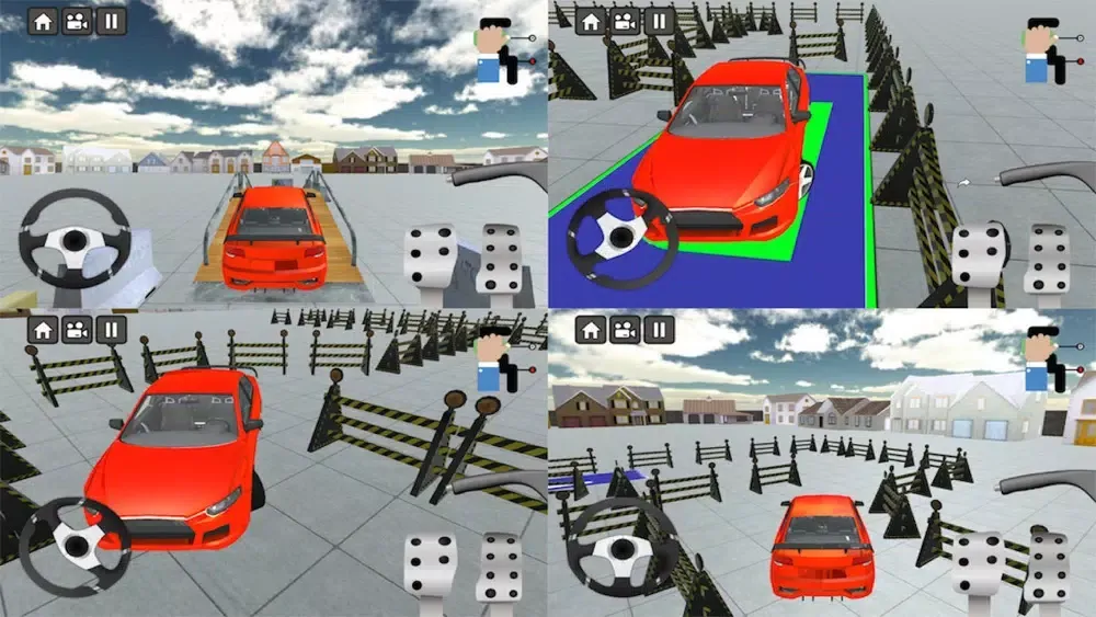 Sport Car Park Simulation 3D Screenshots