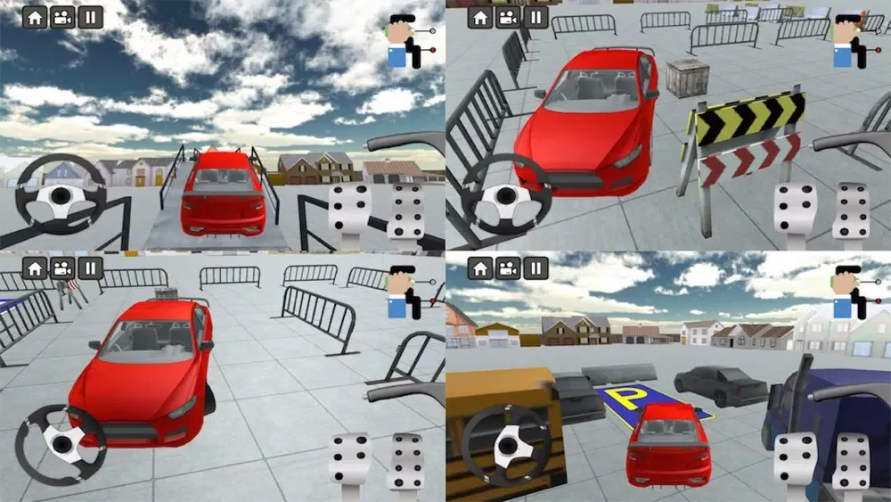 Sport Car Park Simulation 3D Screenshots