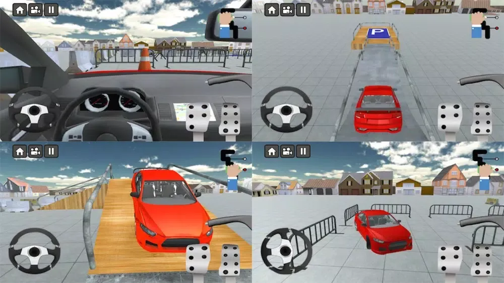 Sport Car Park Simulation 3D Screenshots