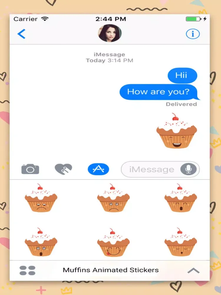 Muffin : Emoji & Stickers iPad 应用截图