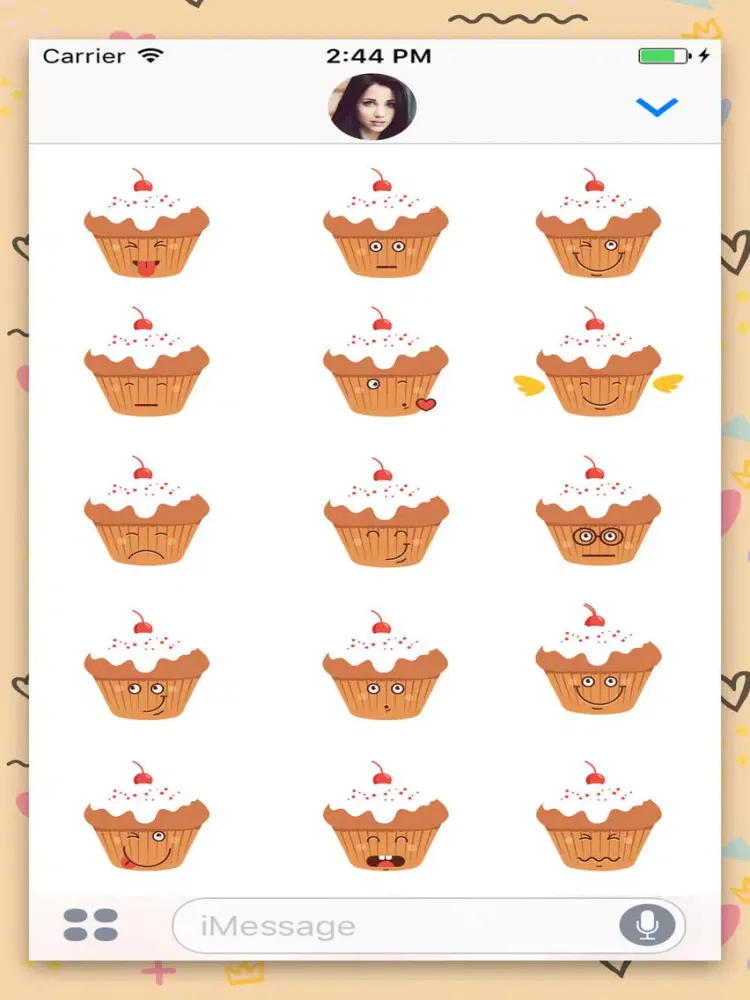 Muffin : Emoji & Stickers iPad 应用截图