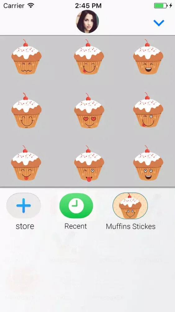 Muffin : Emoji & Stickers应用截图
