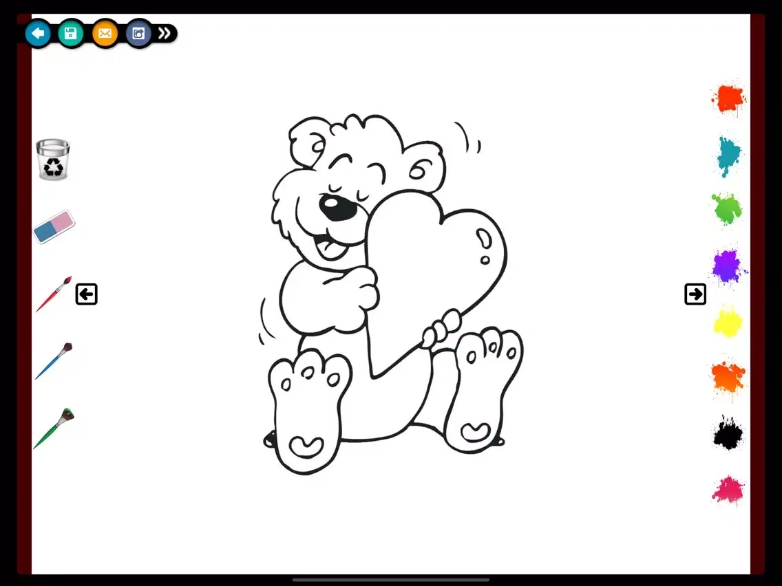 Capturas de tela do Back2School Valentine iPad 