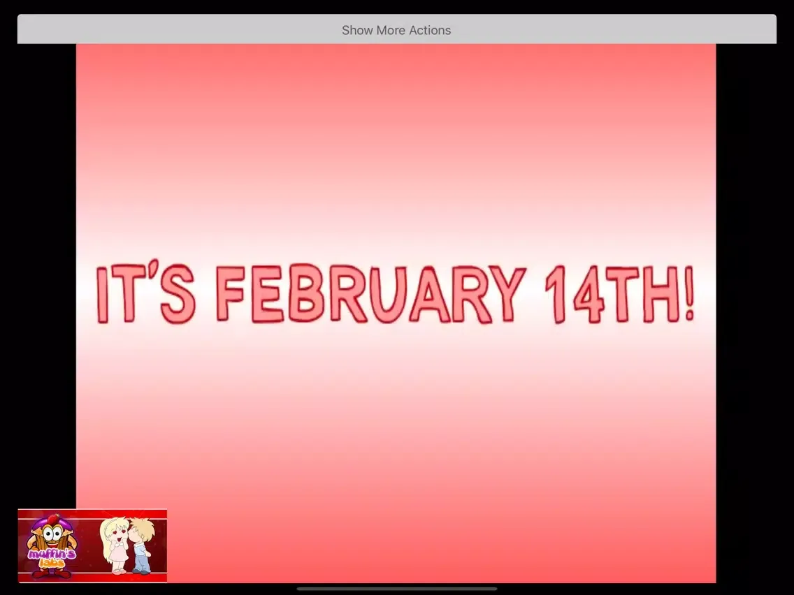 Capturas de tela do Back2School Valentine iPad 