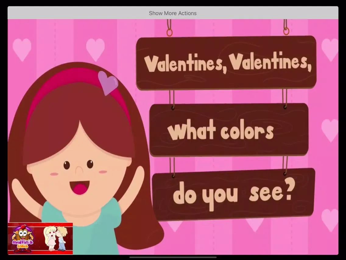 Capturas de tela do Back2School Valentine iPad 