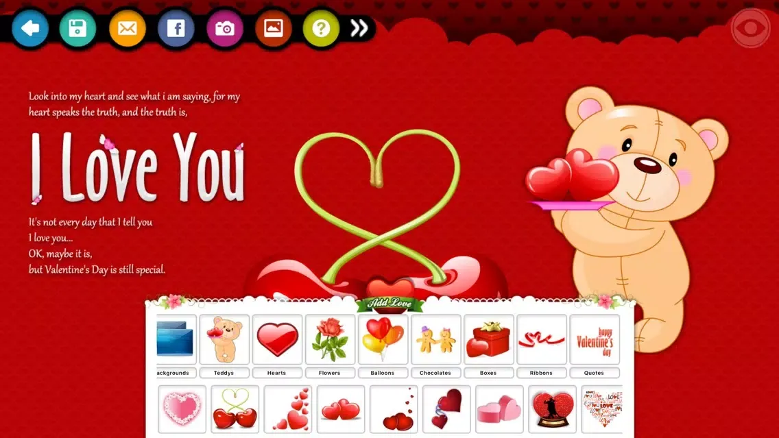 Capturas de tela do LoveXpressions Pro