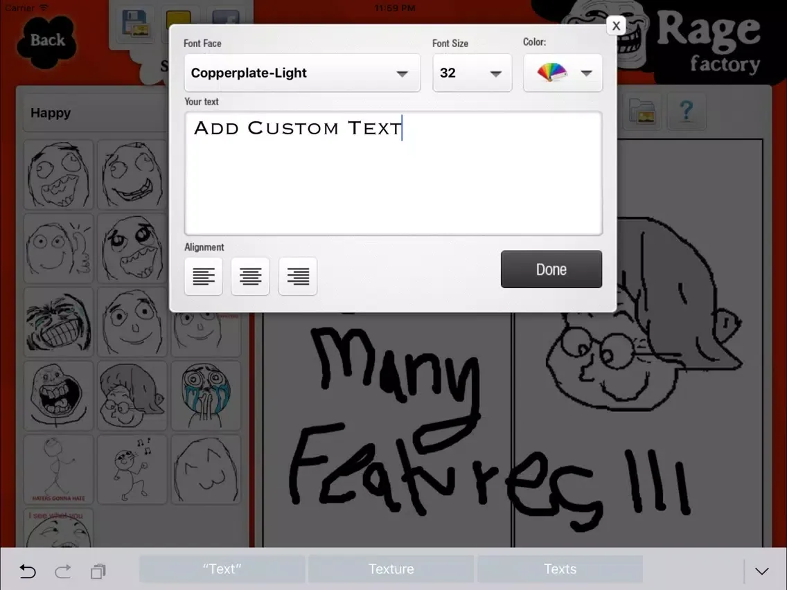Capturas de tela do Rage Factory HD Pro iPad 