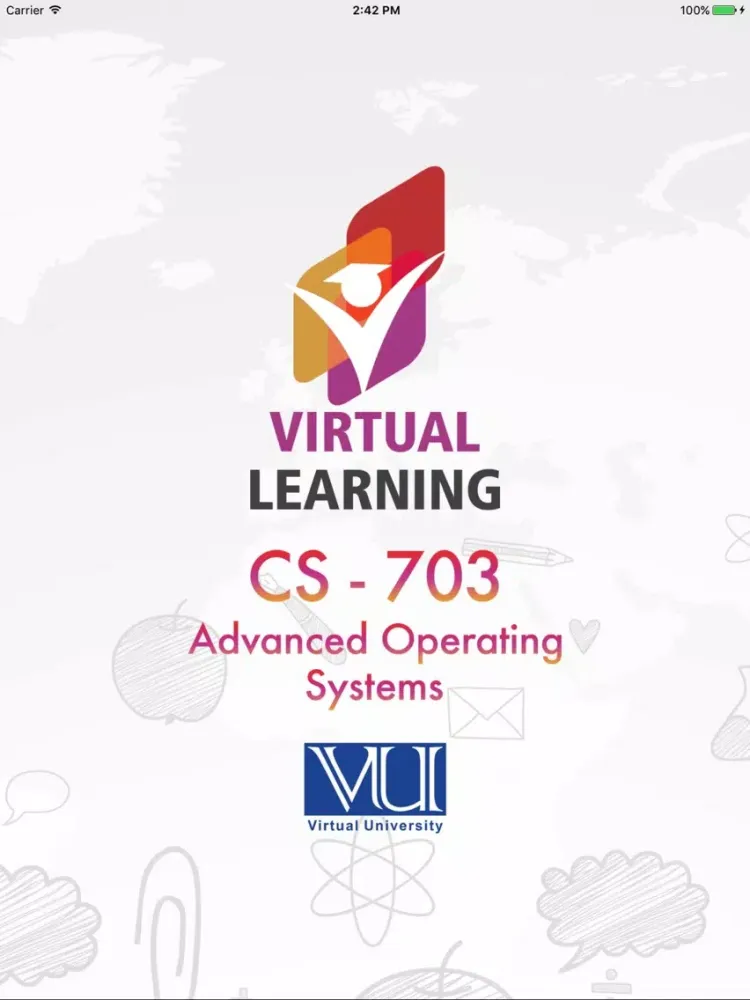 CS703 - Advanced Operating Systems iPad スクリーンショット