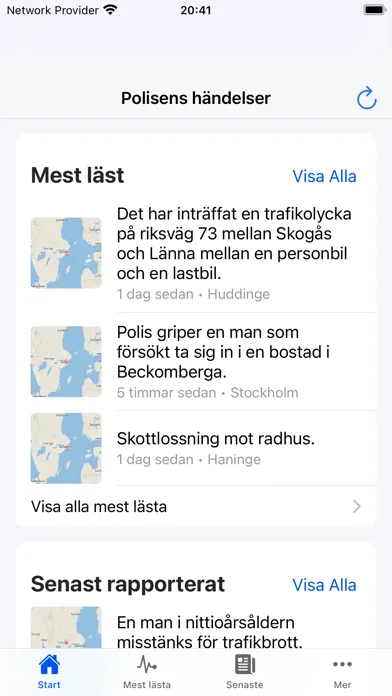 BPK: Polisens händelser应用截图