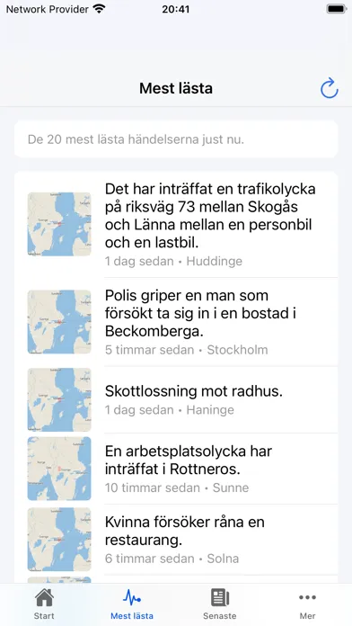 BPK: Polisens händelser应用截图