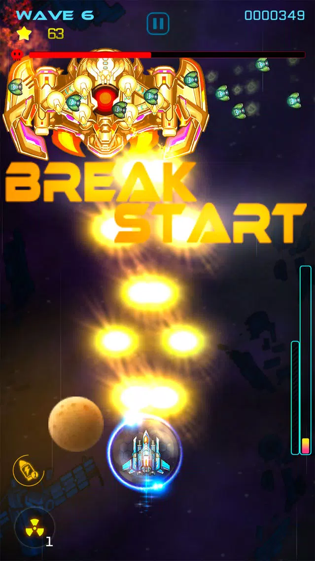 space combat-the best outer shooting game in 2016應用截圖
