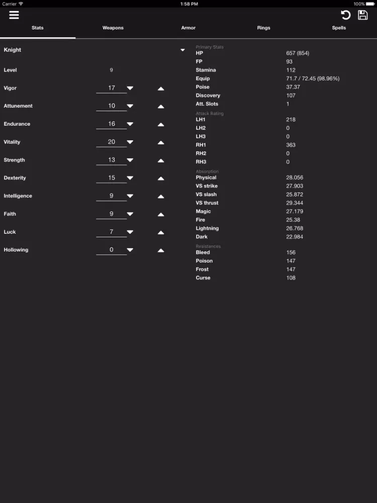 MugenMonkey for Dark Souls 3 iPad  Screenshots