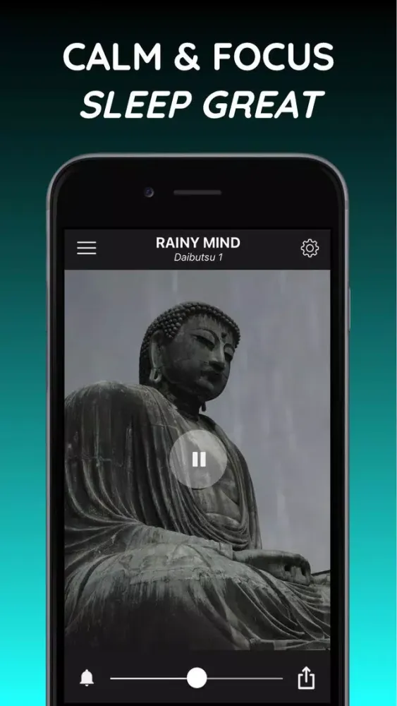 Ảnh chụp màn hình của Rain sleep sounds: Rainy Mind