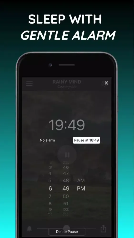 Ảnh chụp màn hình của Rain sleep sounds: Rainy Mind