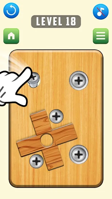 Nuts And Bolts Wood Puzzle স্ক্রিনশট