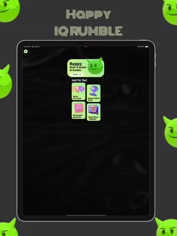 Скриншоты Happy ™ Mods & Games IQ Rumble iPad 