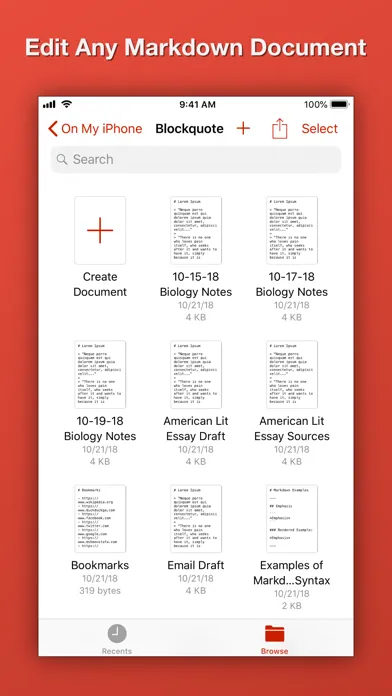 Zrzuty ekranu Blockquote Markdown Editor