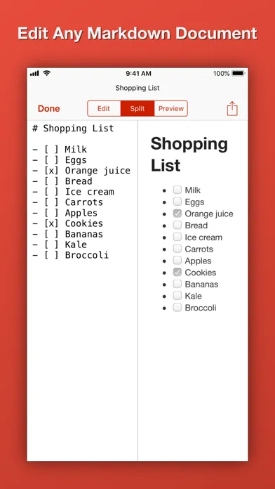 Zrzuty ekranu Blockquote Markdown Editor