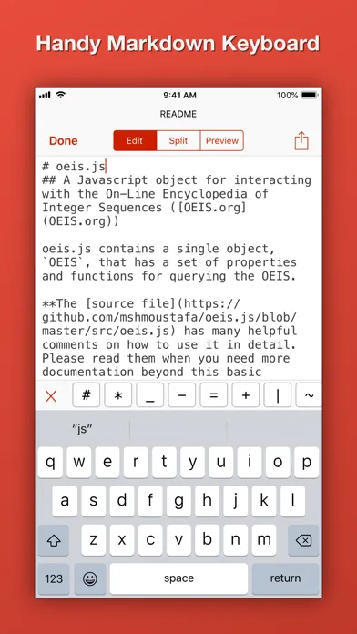 Zrzuty ekranu Blockquote Markdown Editor